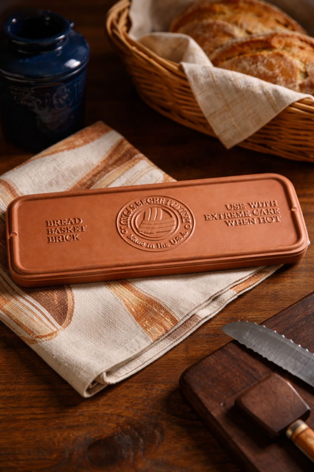 The Longaberger Bread Warmer brick