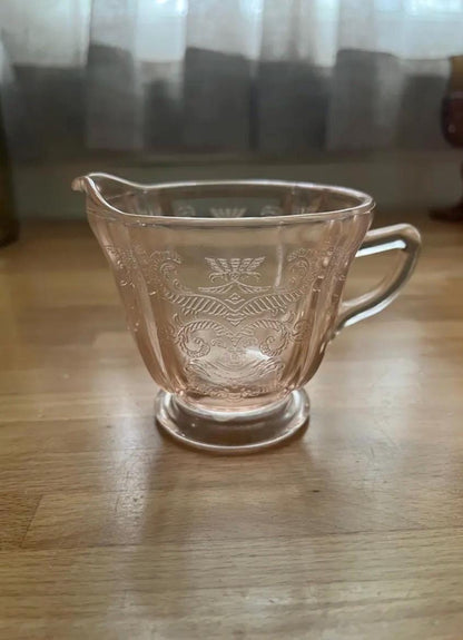 Vintage Pink Depression Glass Set – Princess Pattern by Hocking Glass | 1930s Tea & Butter Dish Collection