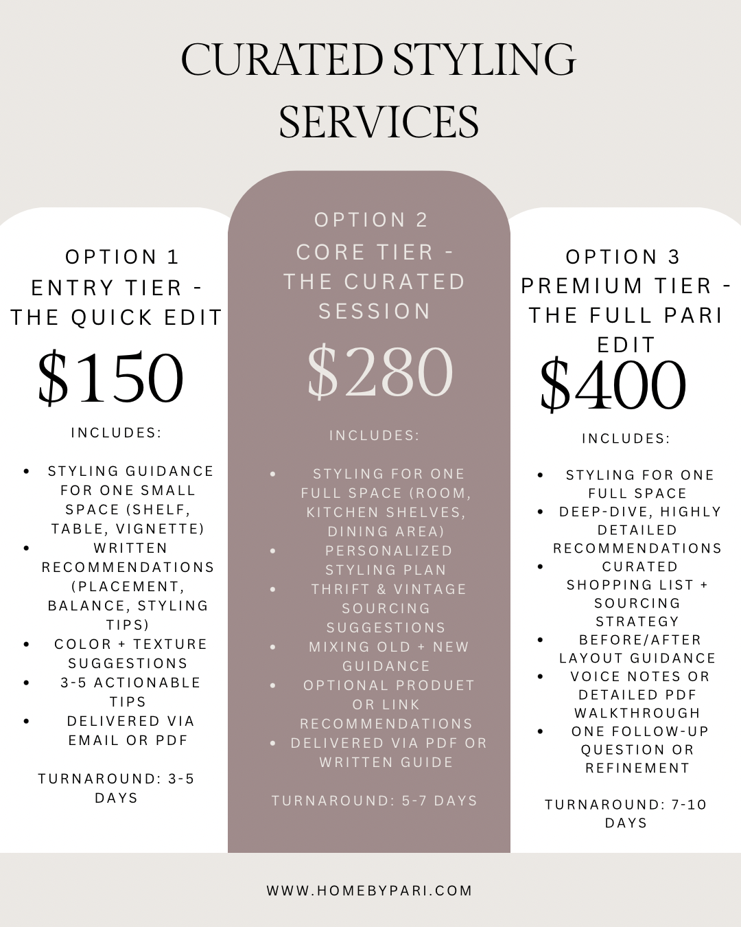 Pari Living- Curated Styling