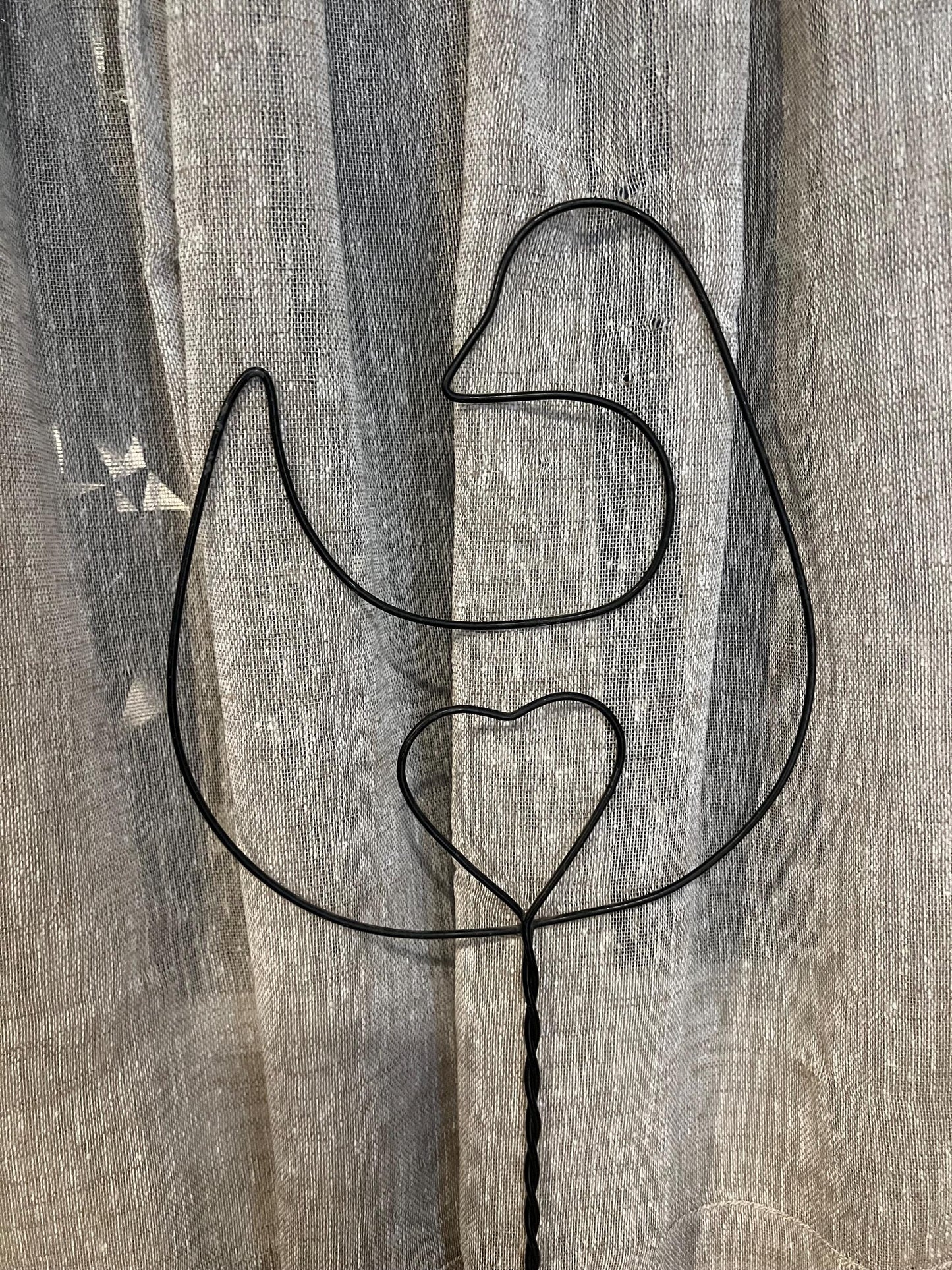 Antique Wire Rug Beater | Dove & Heart