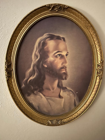 Vintage Turner Wall Accessory Jesus Portrait