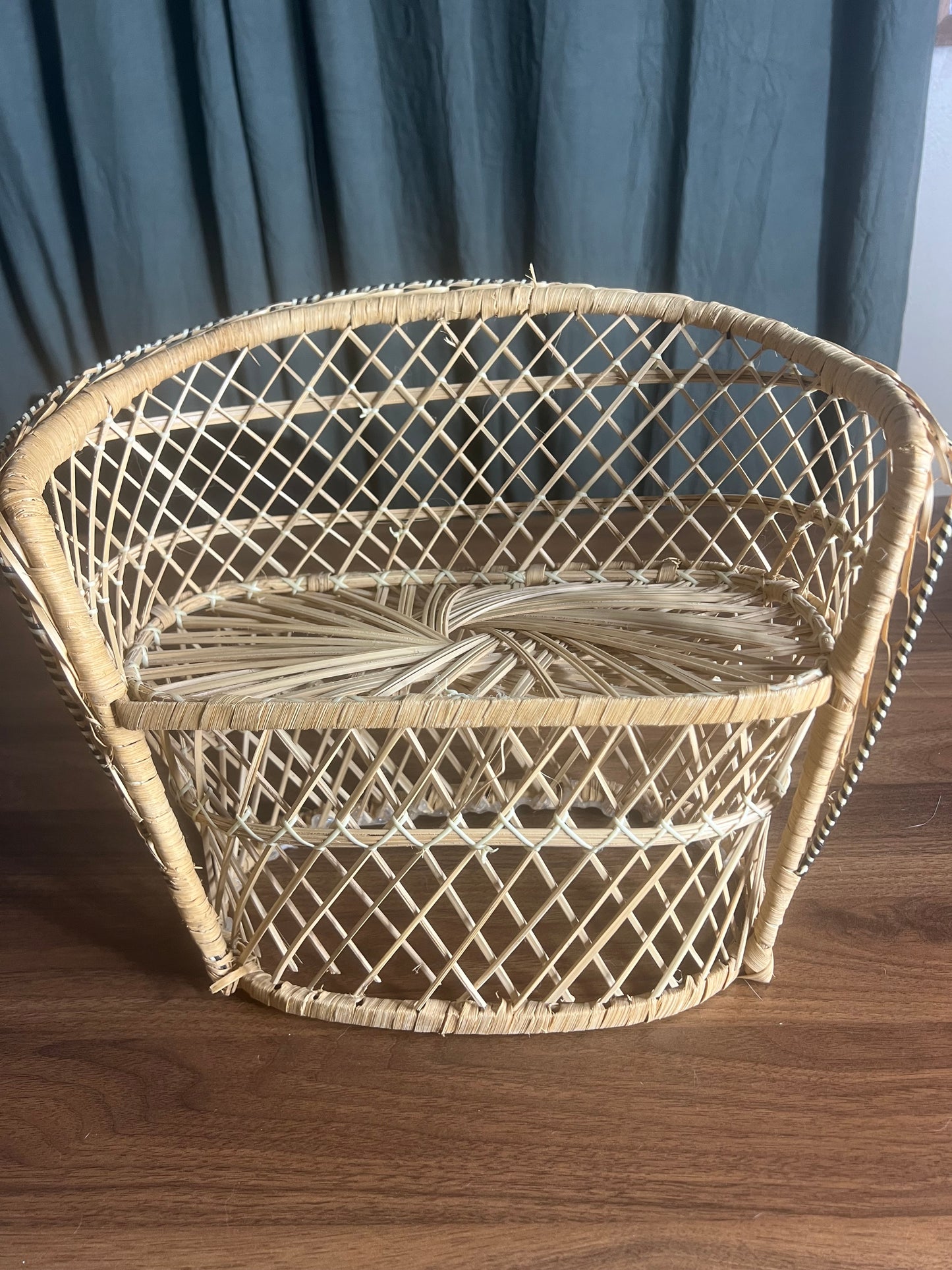 Vintage Rattan Loveseat
