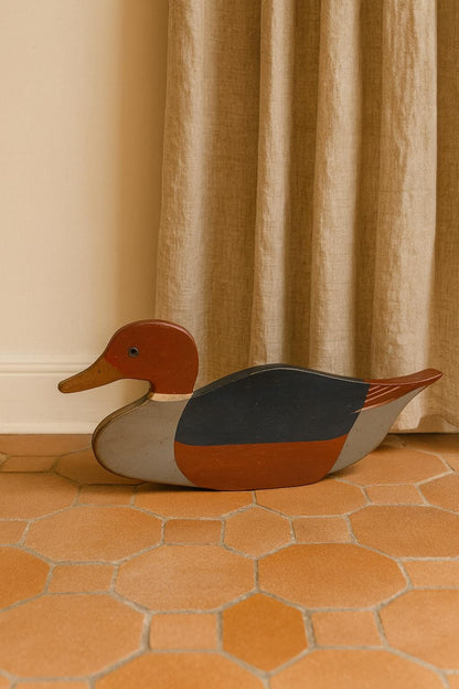 Wooden Mallard Duck Décor