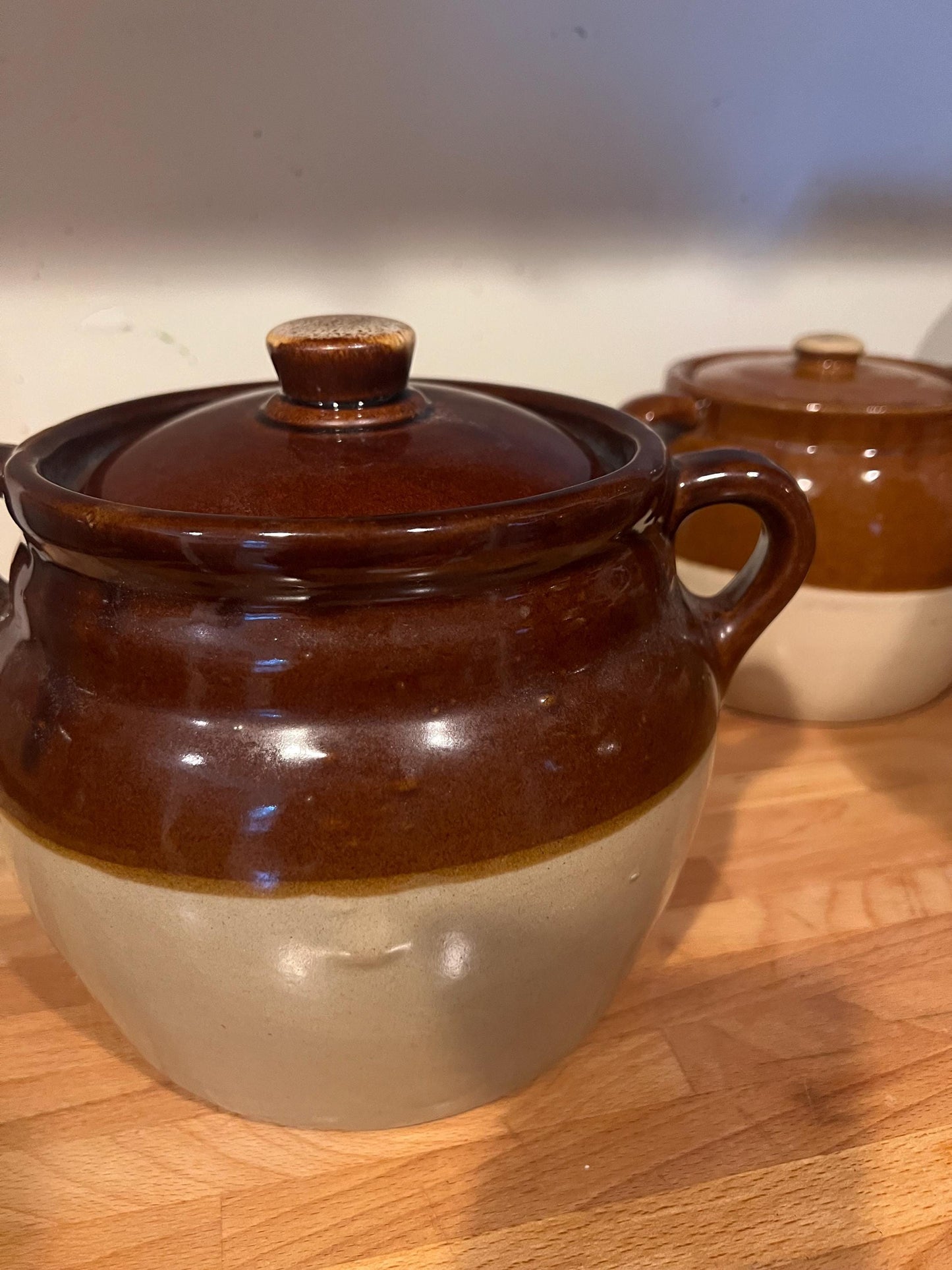 Vintage Pots with Lid