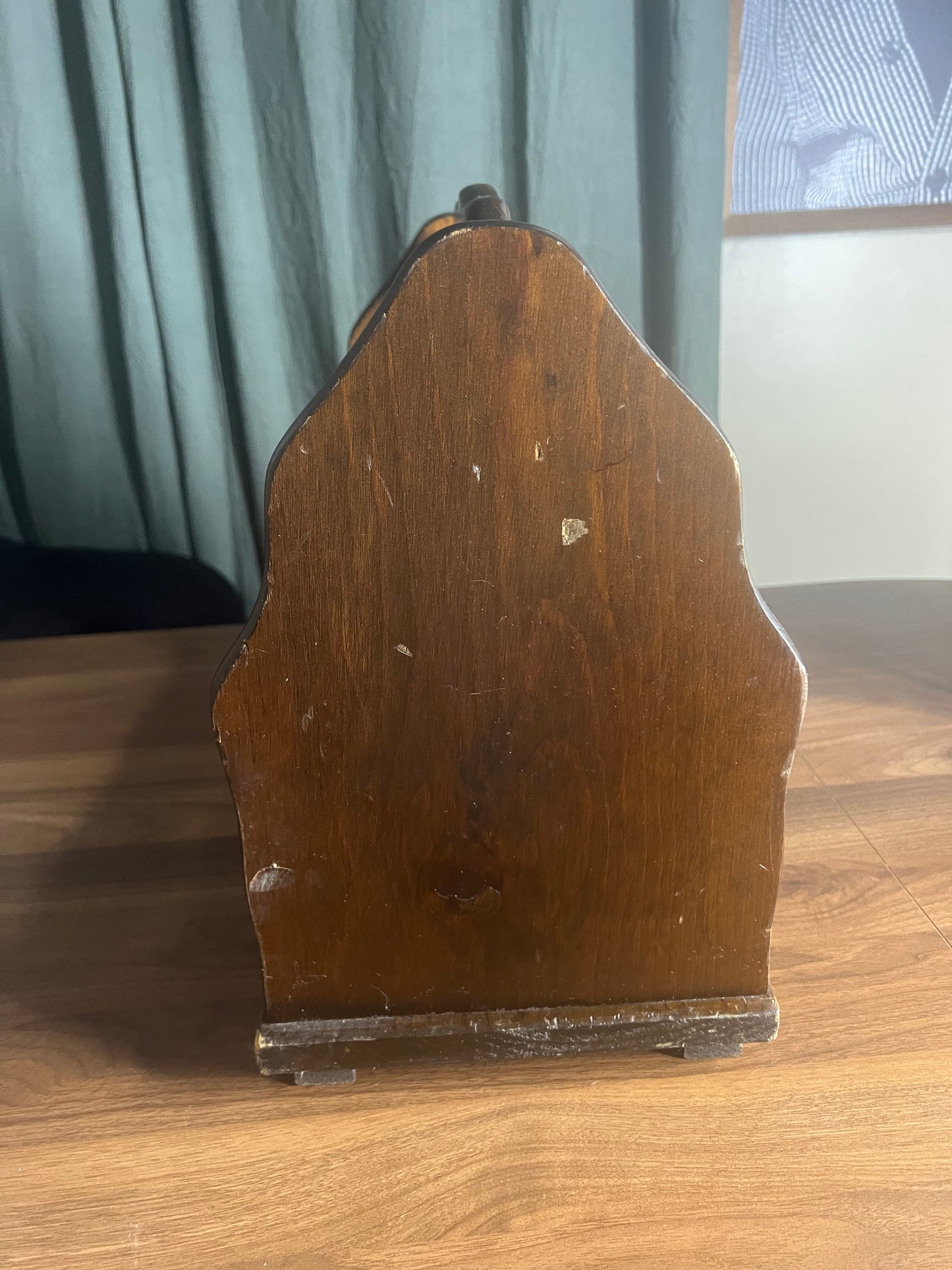 Vintage Wooden Magazine Rack