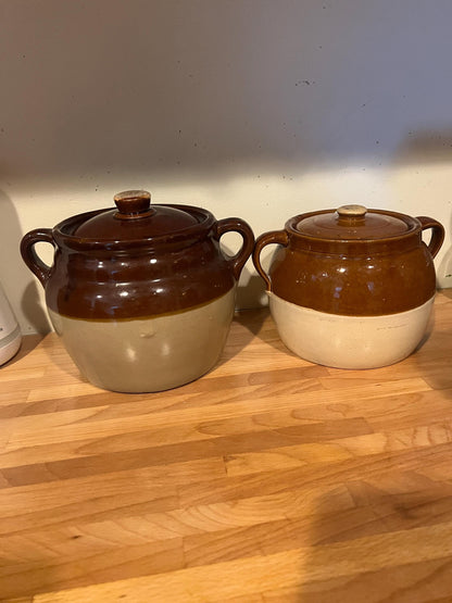 Vintage Pots with Lid