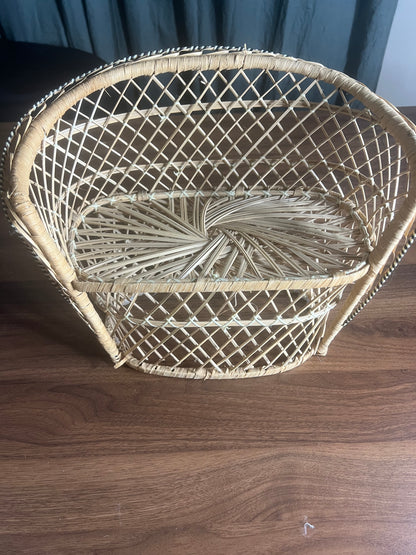 Vintage Rattan Loveseat