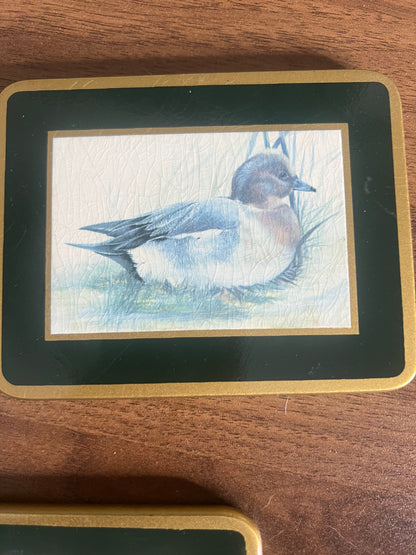 Brooks Brothers Vintage Duck Coasters, Set of 4