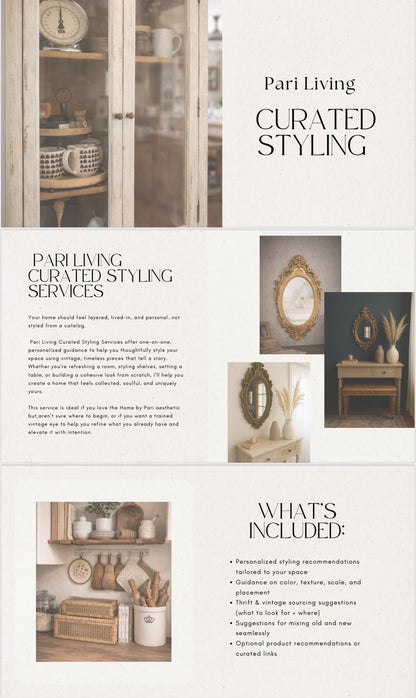Pari Living- Curated Styling