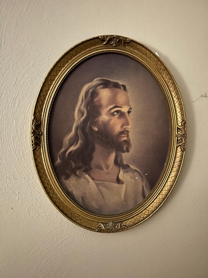 Vintage Turner Wall Accessory Jesus Portrait