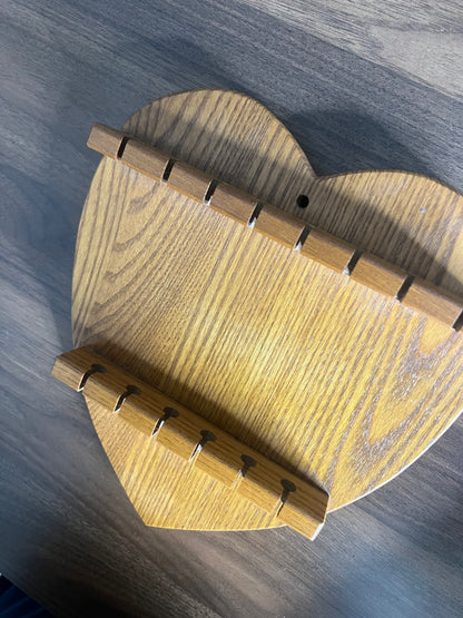 Vintage wooden wall rack