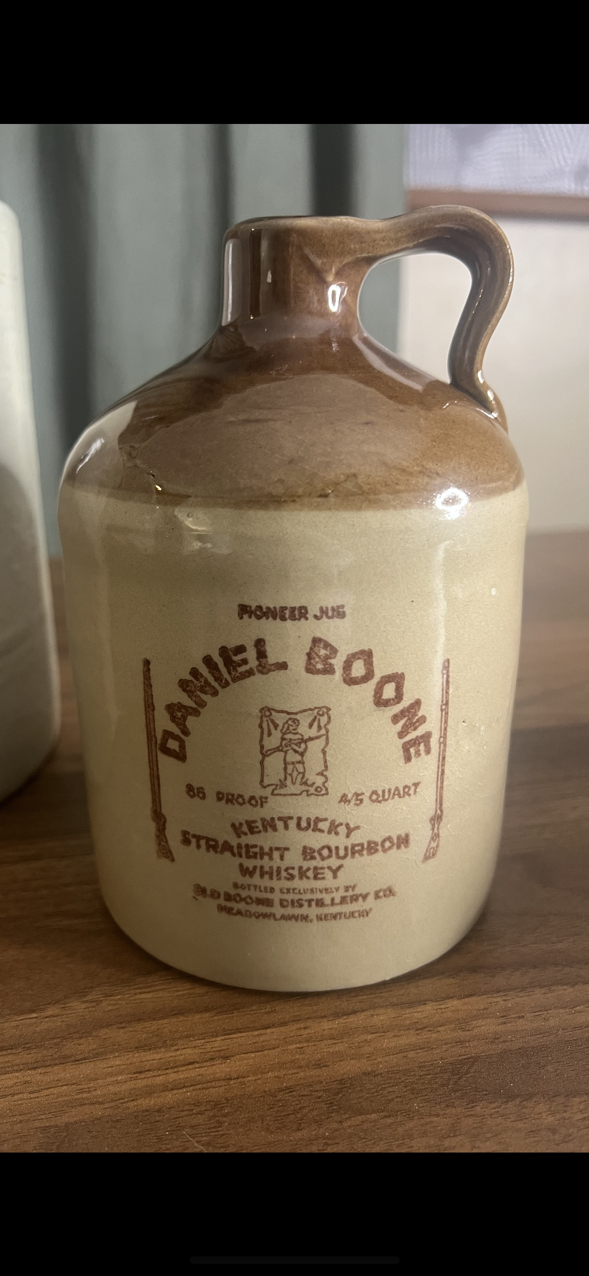 Vintage Daniel Boone Bourbon Jug