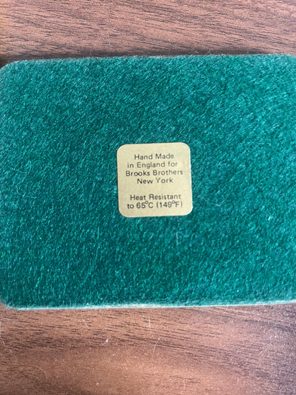 Brooks Brothers Vintage Duck Coasters, Set of 4