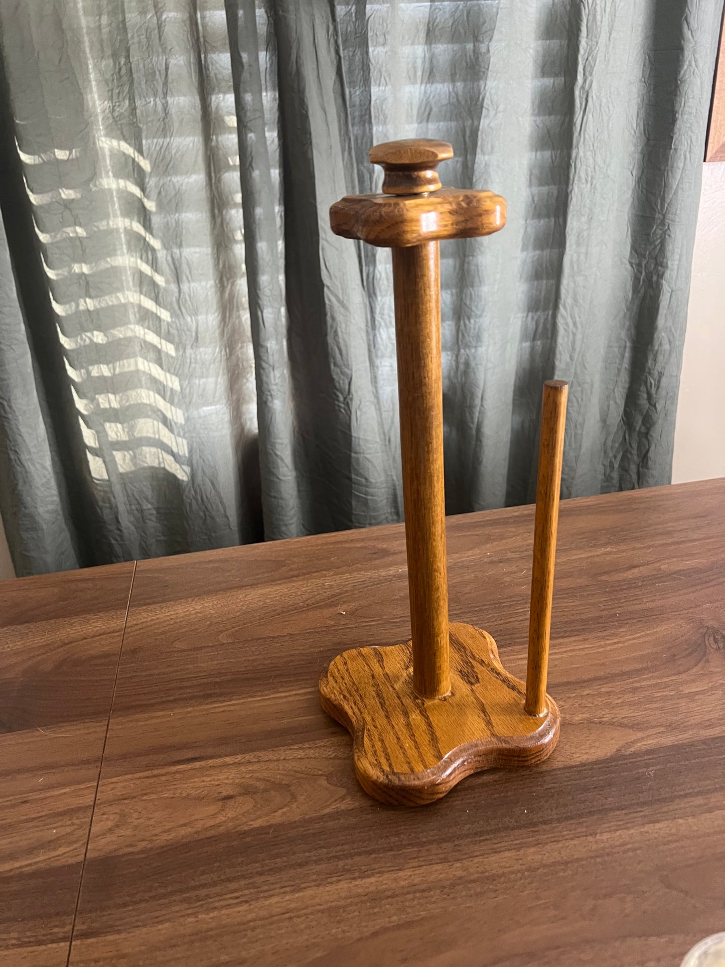 Vintage Solid Wood Paper Towel Holder