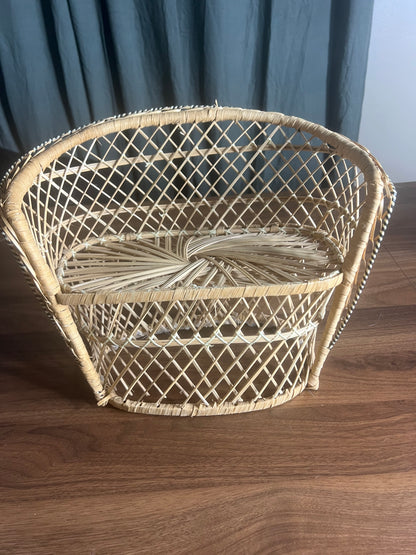 Vintage Rattan Loveseat