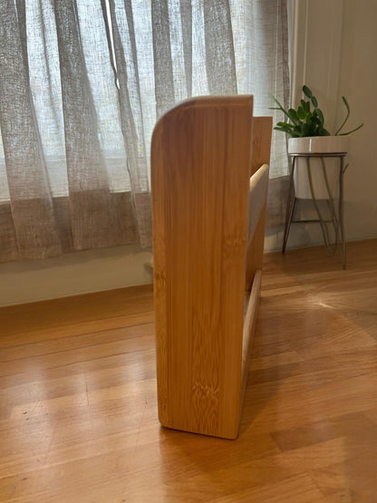 Bamboo Two-Tier Countertop Organizer