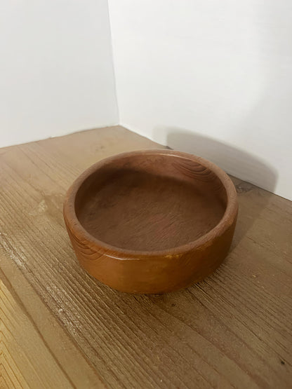 Vintage Teak Wood Salad Bowl Set with Servers – Mid Century Modern Wooden Serving Set