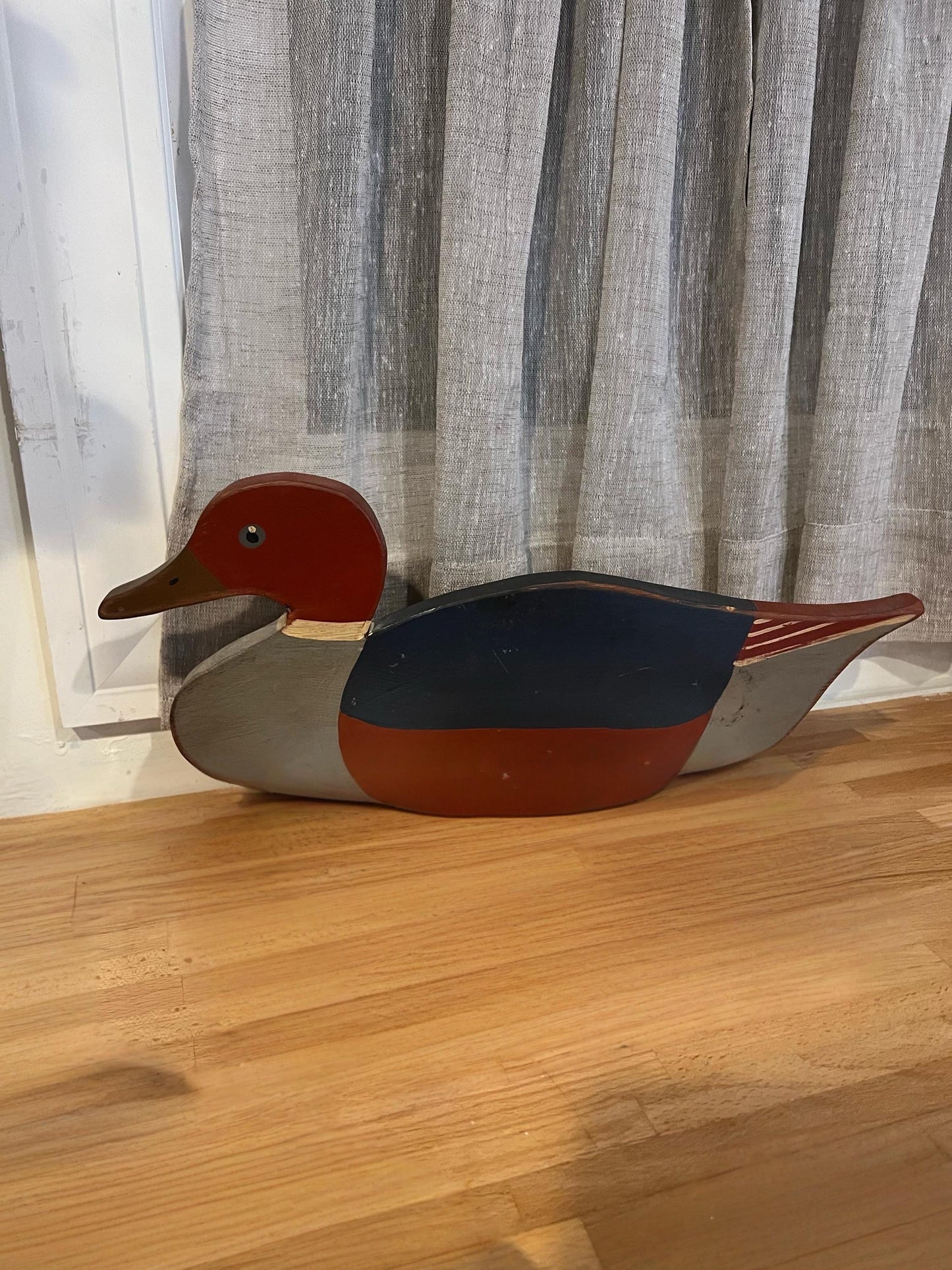 Wooden Mallard Duck Décor