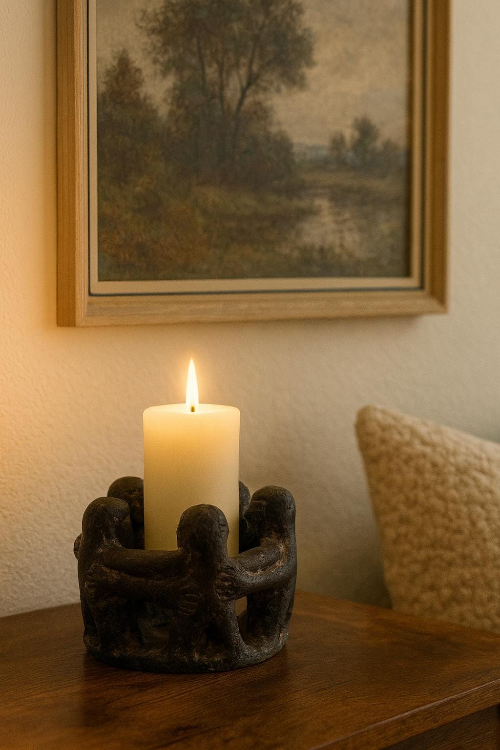 Circle of Friends Candle Holder: Unity Sculpture