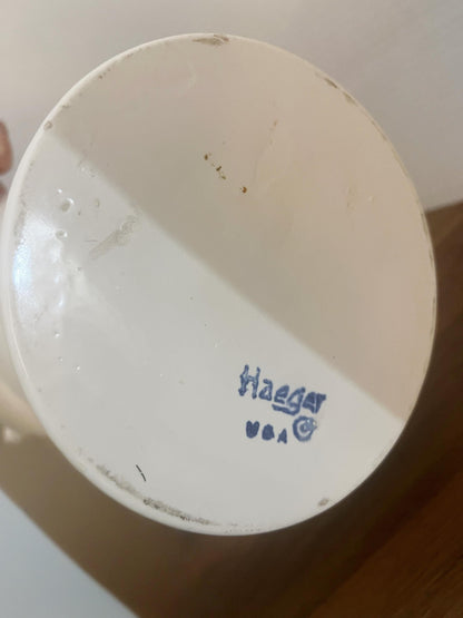 Large Royal Haeger Ivory Glazed Urn Vase