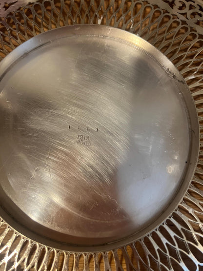 Viners of Sheffield Silverplate Pierced Tray