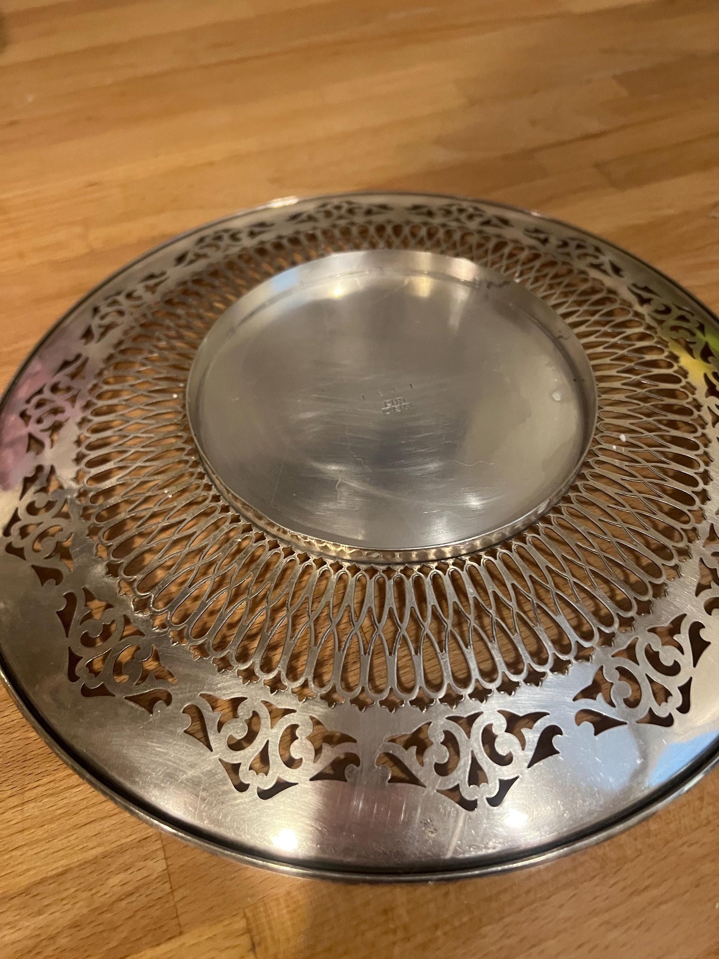 Viners of Sheffield Silverplate Pierced Tray