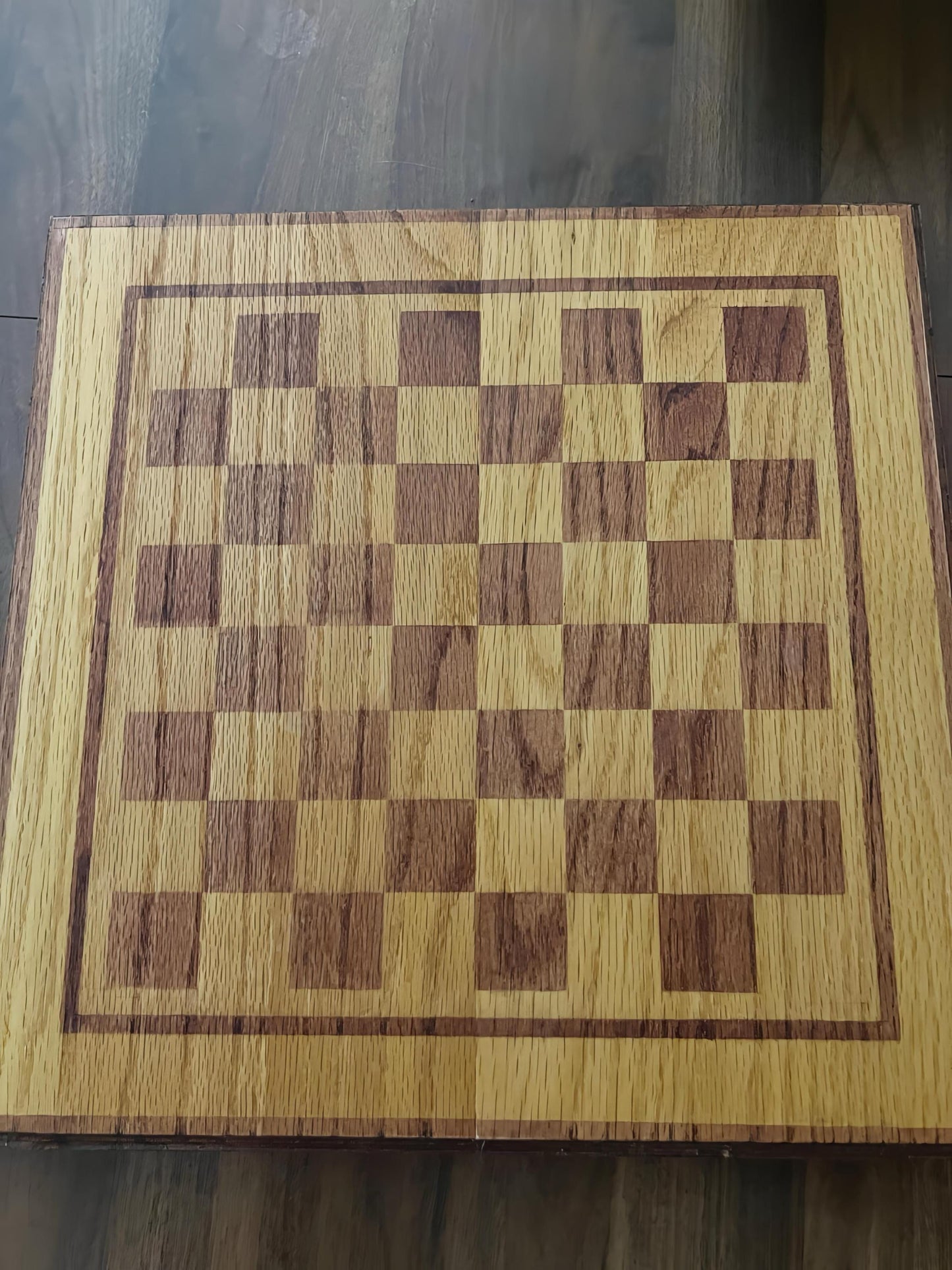 Wooden Chess and Checkers Set