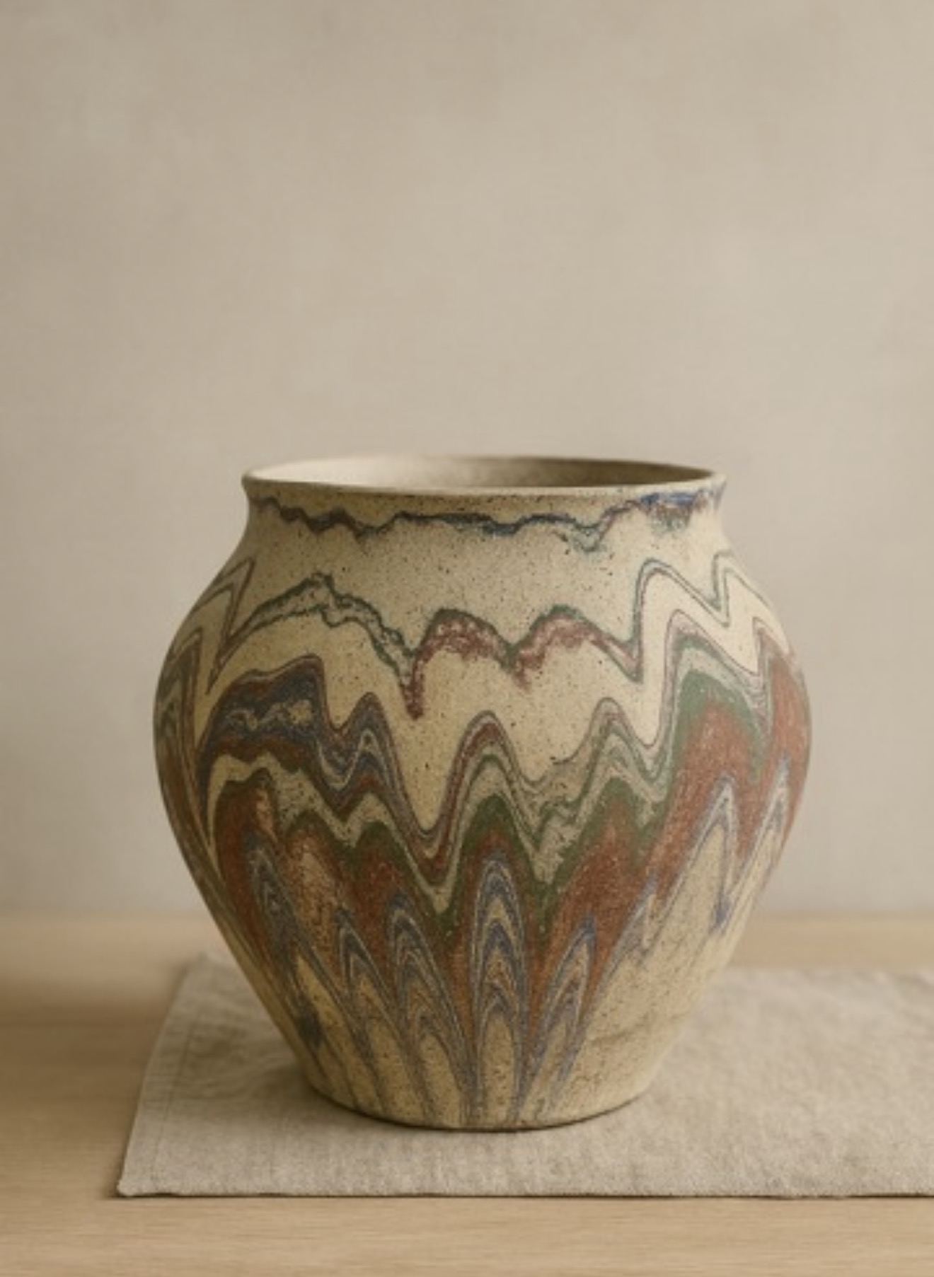 Vintage patterned pottery curated by Home by Pari