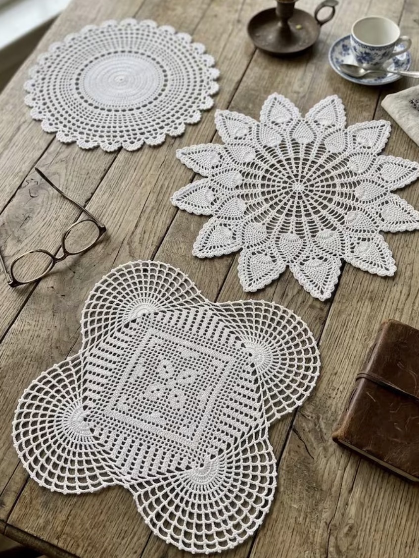 Vintage crochet pattern archive image five from Home by Pari